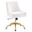 Chaise de bureau en velours Discern Performance par Modway-1079178920