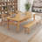 Burlywood Rectangular Solid Wood desk-648585987
