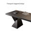 Bureau double 78,74 po Modern