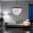 4-light Dimmable Modern Glass Chandelier