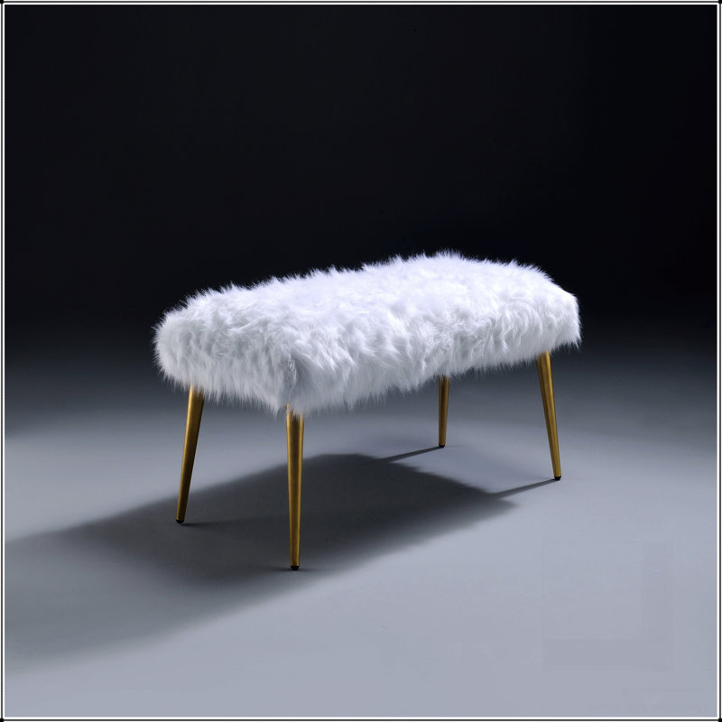 Banc avec pieds droits