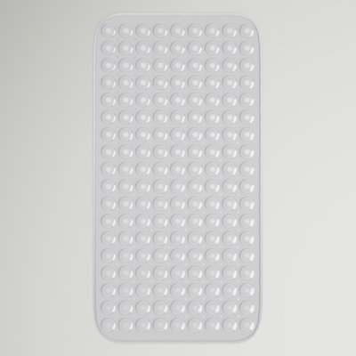 Wayfair Basics® Brunk Rectangle Vinyl Non-Slip Shower and Bath Mat