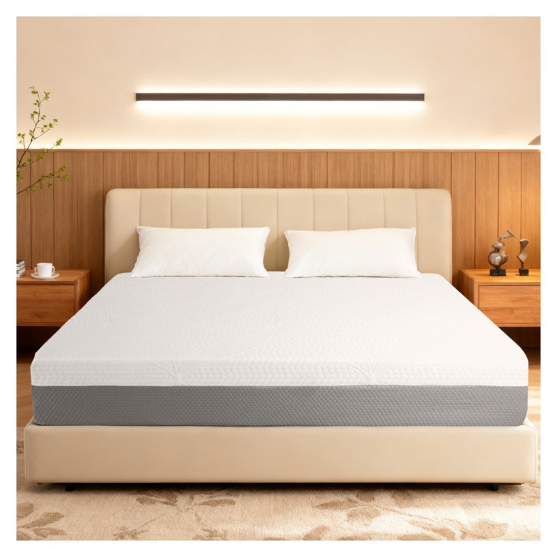 10-Inch Premium Queen Mattress with 4-Layer Ergonomic Foam - Japanese Design Cooling Gel Memory Foam Mattress for Pressure Relief, CertiPUR-US & OEKO-TEX Certified