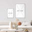 Impression sur toile encadrée de mots textuels vert clair-108345267-108345269