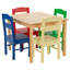 Ensemble 5 pièces de table de jeu et chaises pour enfants Dickie