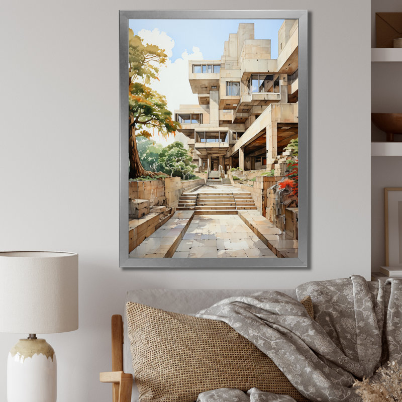 "Zurich", art mural sur toile Cityscapes, H 44 po x l 34 po x P 1,5 po, Cadre photo argenté