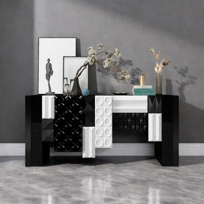 Modern Minimalist Art Design Console Table