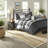 Hypoallergenic Grey Bedding Sets, Polyester Comforter Farmhouse Style