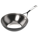 Demeyere Black 5 Stainless Steel With Ceramic Exterior Coating 3.2-Qt Wok