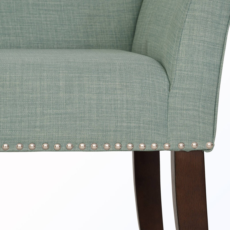 Upholstered Bench, Shoe Bench For Living Room, Black, Teal