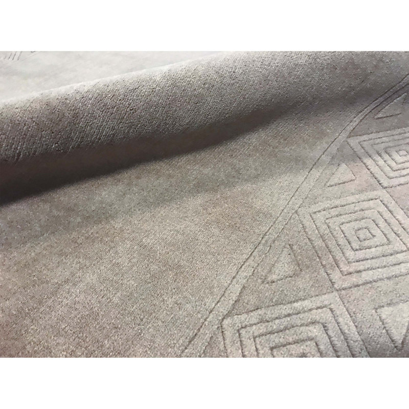 Hand-Knotted High-Quality Brown Area Rug