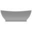 Belfry Bathroom Pearlene 390mm W Ceramic Oval Sink with Overflow-1327032592