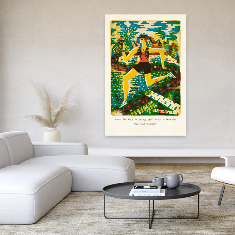 Art contemporain abstrait cheval d'extérieur III, H 60 po x l 40 po