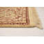 Tapis de bois one-of-kind-noué la 2010 tabriz orange/brun 6 pi 1 po x 8 pi zone de laine 10 po Gavankar