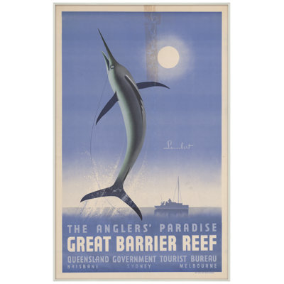 Great Barrier Reef Framed Graphic Art