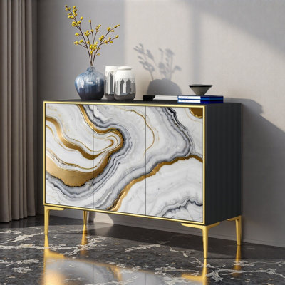 Modern Light Luxury Style Accent Cabinet