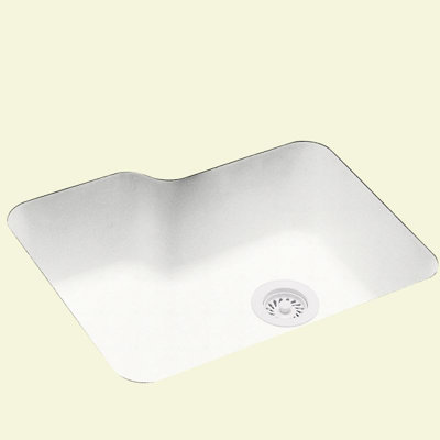 25'' L Single Bowl Solid Surface Kitchen Sink