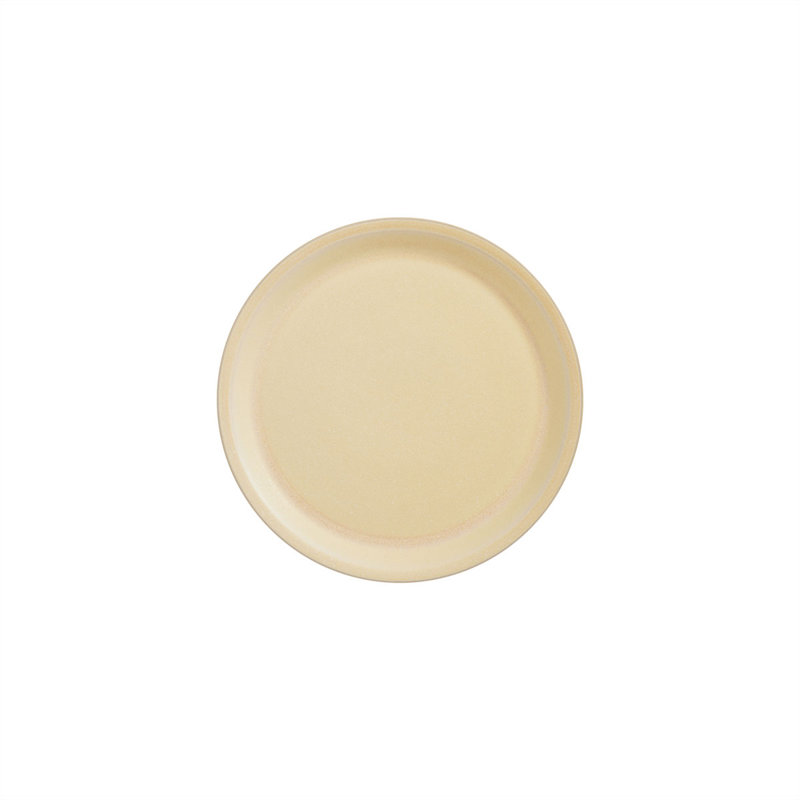 Yuka Handmade Terracotta Salad/Dessert Plate, Tan
