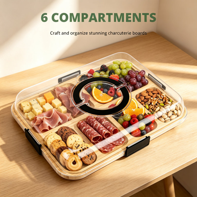 East Urban Home Bamboo Cheese Board