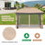 12 pi. L 10 pi. D Pavillon de jardin en acier