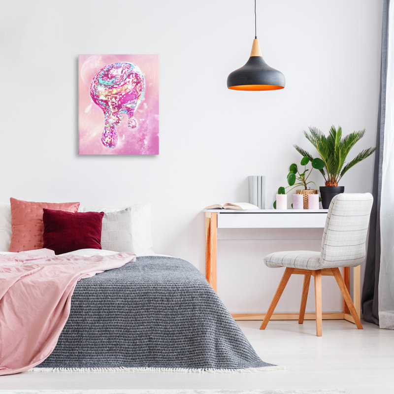 "Dripping Disco Ball", art mural par Ziwei Li, H 30 po x l 24 po
