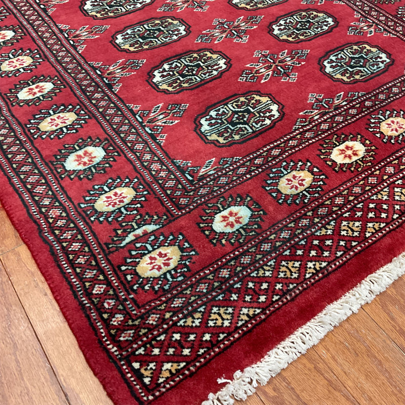 Tapis en laine Bokhara fabriqué à la main