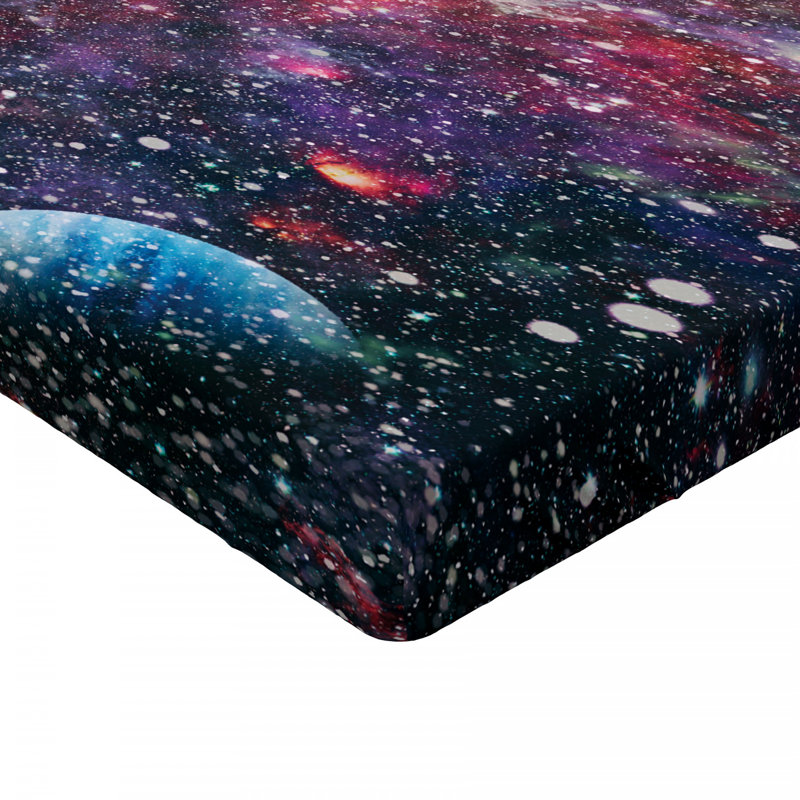 Microfiber Abstract Fitted Sheet, Twin XL Fitted Sheet
