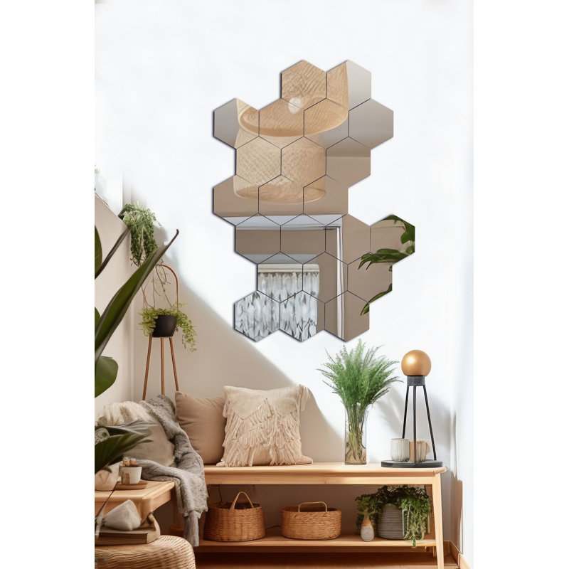 20 pièces Hexagon Honeycomb, 44,5 po x 11 po