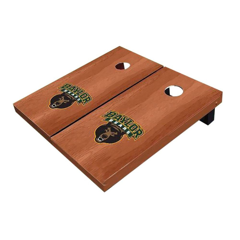 Planches de cornhole unies 2 'x 3' Baylor Bears, Bois de rose