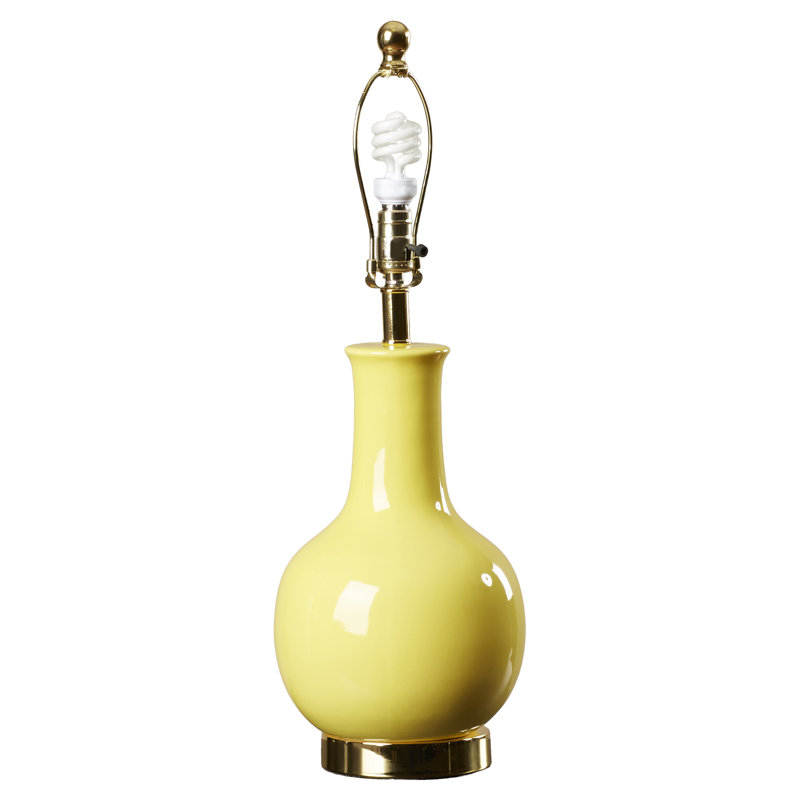 Lampe de table 27,5 po SantaAna, Jaune
