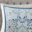 Housse de couette en coton double / grand avec motifs géométriques et floraux doux et médaillons réversibles