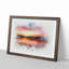 Sunset over Lake Windermere in Abstract - Picture Frame Graphic Art Print-55724593-55724594