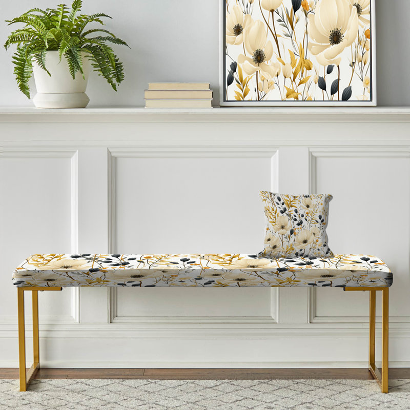 Banc rembourré or, Vierra