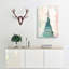 New York City Empire State Building In Abstract - Wrapped Canvas Painting-55312773