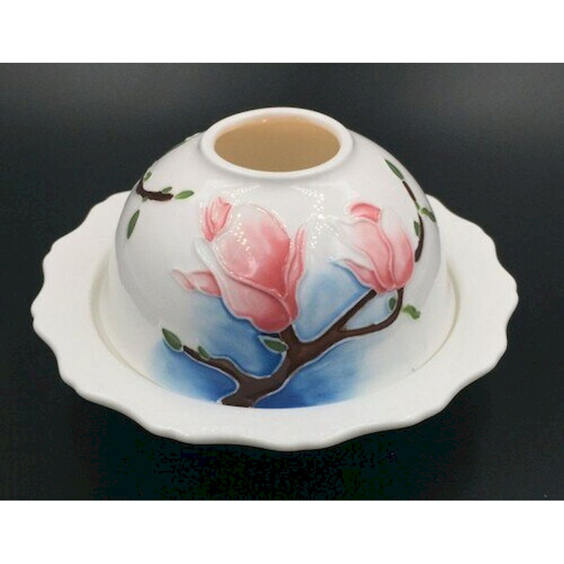 Photophore de table 4,5 po en porcelaine