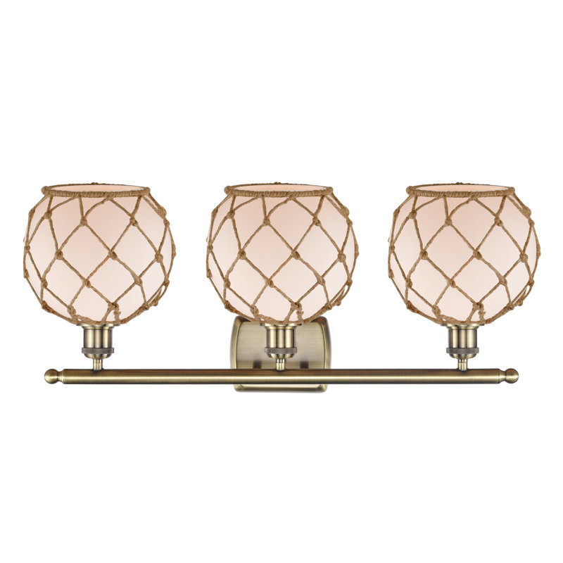 Éclairage pour meuble-lavabo à intensité variable Lovisa, Incandescent, Blanc, 3 lumières