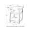 Felda 45cm W Solid Wood Bedside Table