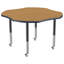 Table d'activité en T 48 po x 48 po avec moulures en T et pieds réglables-1394873154-1394873213