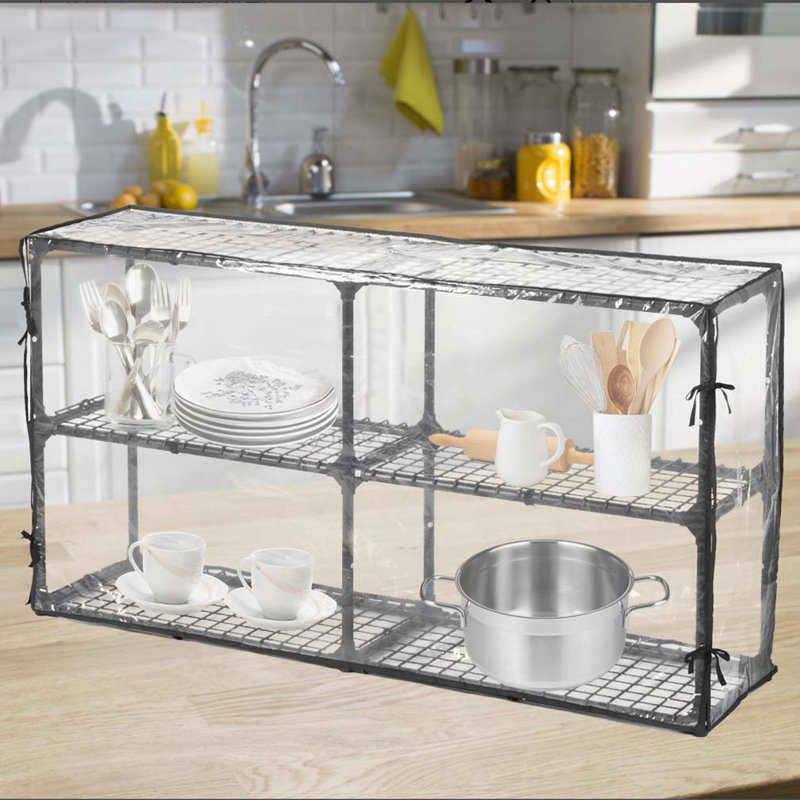 Râtelier à 3 tablettes avec couvercle (paquet de 2)
