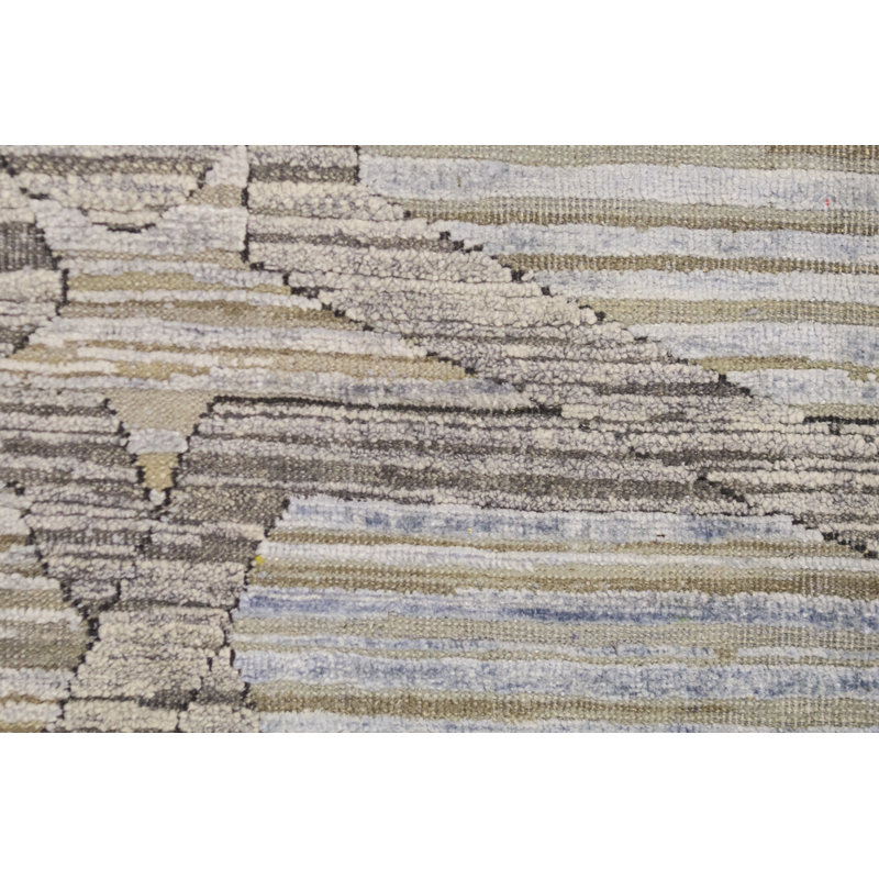 Canterbury Hand-Knotted High-Quality Gray Area Rug