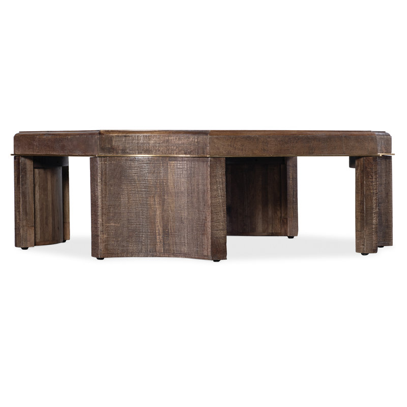 Commerce And Market Solid Wood Cocktail Table