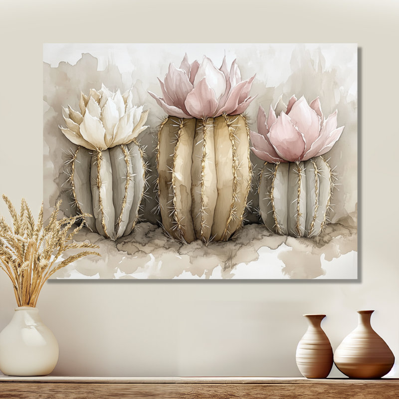 Smathering II - Botanical, art mural encadré, H 30 po x l 40 po, Toile tendue