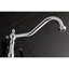 Robinet de baignoire romaine à 3 poignées et 3 poignées Kingston Kingston-33092095