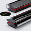 4x 200 mm Black Acrylic Flexible Hinges, Self-Adhesive, No Glue Required