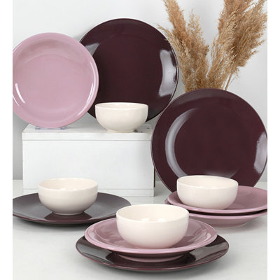 Ceramic Dinnerware Set 12 Piece - Service for 4