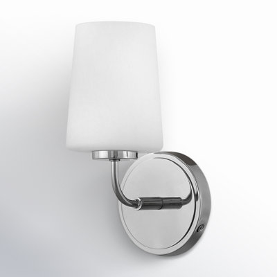 Fitz Single Frosted Dimmable Bath Sconce