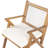 Jolie Patio 7-Piece Acacia Wood Woven Rope Dining Set With Cushions