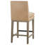 Tabouret de comptoir rembourré en cuir Bethea-115747923-115747921