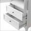 Garde-manger de 72 pouces en acier blanc avec 2 tiroirs, rangement de cuisine autoportant avec tablettes réglables, organisateur robuste
