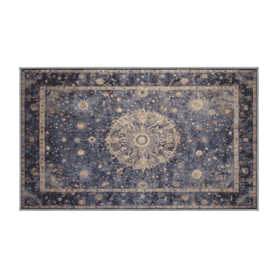 Machine Washable Pink Area Rug